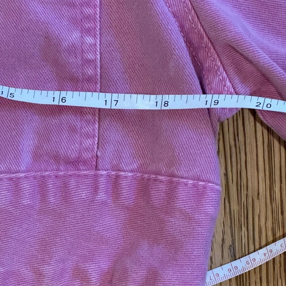 FARM Rio Pink Denim crop Jacket - Picture 6 of 11